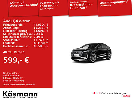 Audi Q4 e-tron Q4 50 Sportback quattro S LINE