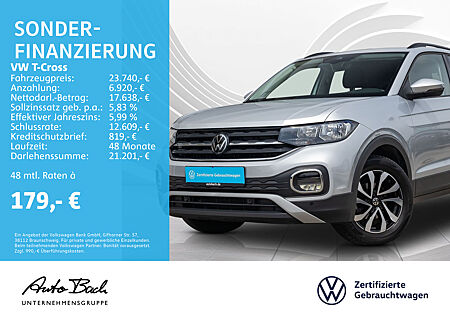 VW T-Cross 1.0 TSI DSG ACTIVE, Navi, Rückfahrkamera, Klima, ACC, App-Connect, PDC