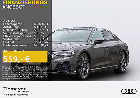 Audi A8 60 TFSIe Q NP141 LM21 PANO 4xMASSAGE