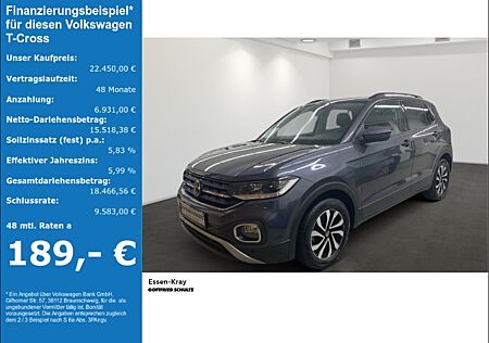 VW T-Cross 1.5 TSI DSG Active LED Einparkhilfe Sitzhzg DAB