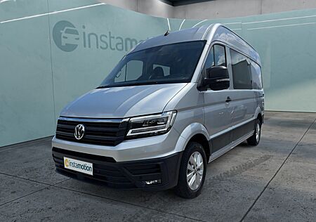 VW Crafter Plus 2.0 TDI DSG MR HD 7-Sitze AHK Standh. ACC Navi LED Climatronic