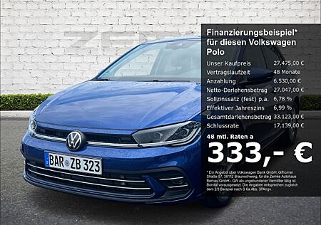 VW Polo 1,0 TSI OPF 1.0 Style DSG AHK-abnehmbar El. Panodach Navi digitales Cockpit