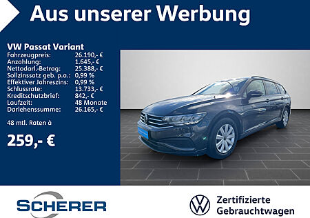 VW Passat Variant 2.0 TDI LED NAVI AHK PDC SHZ