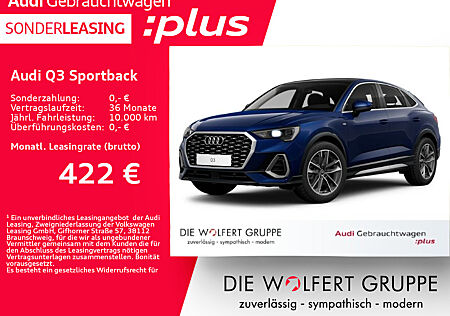 Audi Q3 Sportback S line 45 TFSI quattro S tronic AHK