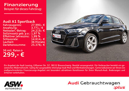 Audi A1 Sportback Sline 30TFSI Stroni LED ACC RFK SHZ