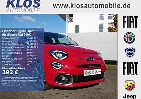 Fiat 500X SPORT HYBRID 1.5 GSE 130PS DCT NAVI LED KAMERA PDC