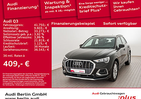 Audi Q3 advanced 35 TFSI S tr. RFK NAVI LED VIRTUAL