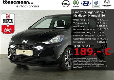 Hyundai i10 TREND+NAVI+RÜCKFAHRKAMERA+SITZ-/LENKRADHEIZUNG+LED TAGFAHRLICHT+ALUFELGEN