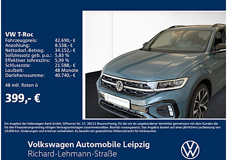 VW T-Roc R-Line 1.5 l TSI 110 kW DSG NAVI*PSD*SOUND