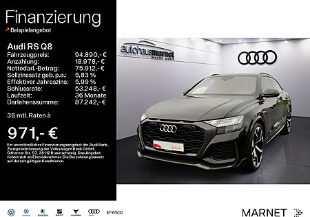 Audi RS Q8 4.0 TFSI quattro*Pano*Stadt/Tour*Matrix*Standheizung*Optikpaket Carbon*B&O*Navi*Einparkhilfe*