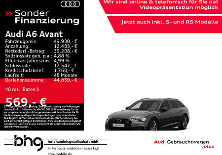 Audi A6 Avant 55 TFSIe quattro sport AHK Pano B&O HUD