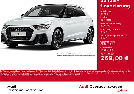 Audi A1 Sportback 30 S LINE BLACKPAK LM18 LED SITZHZ.