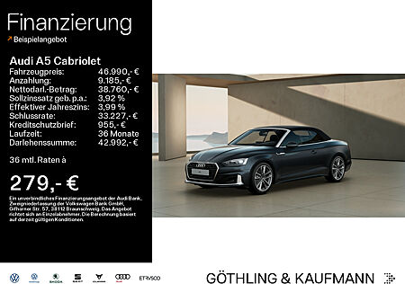 Audi A5 Cabriolet 35 TFSI Advanced S tro.*LED*Virtual*Navi+*ACC*Sportsitze*AHK*