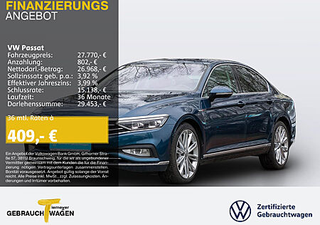 VW Passat Limousine 2.0 TSI 4M ELEGANCE LM19 ASSIST KAMERA