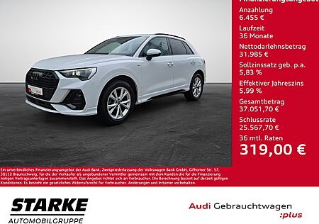 Audi Q3 35 TFSI S tronic S line NaviPlus SHZ APS-Plus Kamera 18-Zoll OptikPaket-schwarz