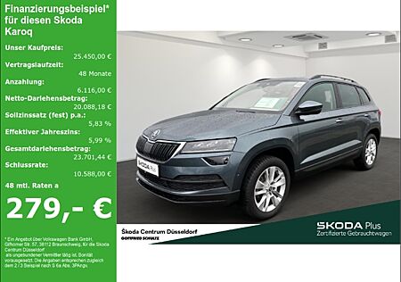 Skoda Karoq Ambition 1.5 TSI DSG AHK Lenkrad heizbar Rückfahrkamera