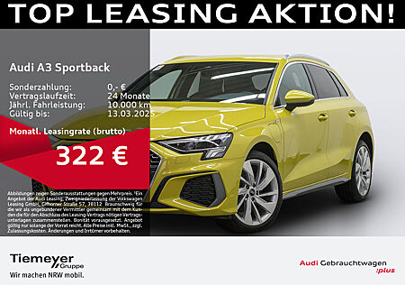 Audi A3 Sportback 40 TFSIe S LINE LED SITZHZG eKLAPPE LM18