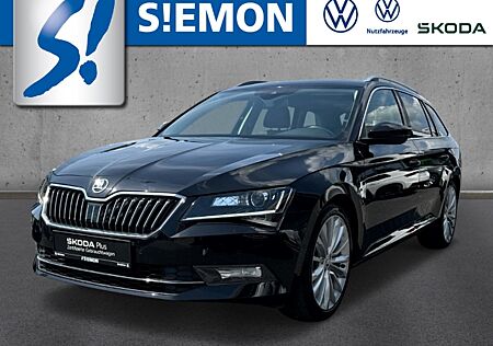 Skoda Superb Combi 2.0 TDI DSG Style COLUMBUS AD AHK Navi Leder Memory Sitze Soundsystem Bi-Xenon