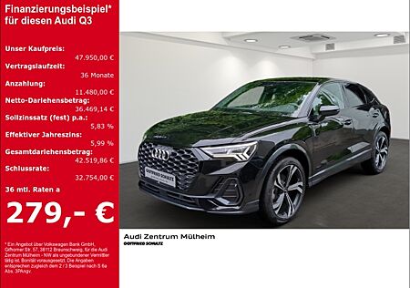 Audi Q3 Sportback 35 TFSIPanorama Navi Leder digitales Cockpit Soundsystem