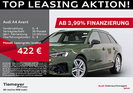 Audi A4 Avant 35 TDI 2x S LINE UPE69 LM19 PANO AHK LEDER