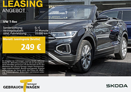 VW T-Roc Cabrio 1,0 TSI STYLE NAVI LED+ KAMERA VIRTUAL