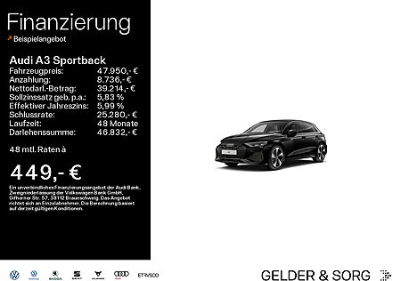 Audi A3 Sportback 35 TFSI S line Matrix|Pano|Navi|RFK