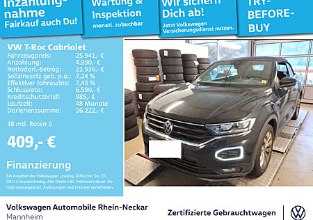 VW T-Roc Cabriolet 1.5 TSI R-Line DSG Leder AHK Navi uvm