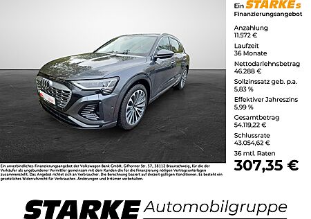 Audi Q8 e-tron 50 S tronic quattro S line AHK B&O Matrix Standheizung Navi 22kW 21 Zoll