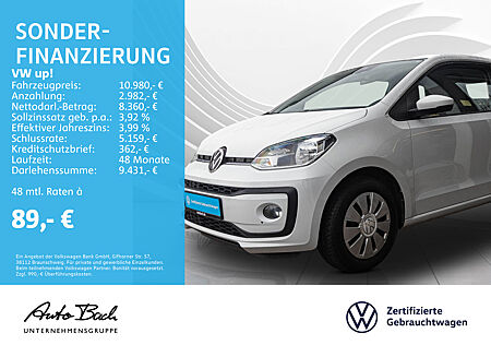 VW Up ! 1.0 MPI "move !" Klima Sitzheizung GRA EPH