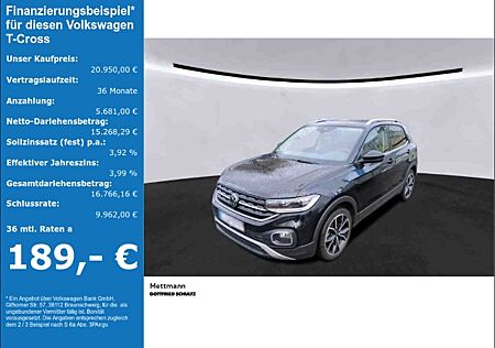 VW T-Cross 1 0 TSI Style LED NAVI KAMERA SHZ PDC