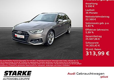 Audi A4 Avant 40 TFSI S tronic advanced NaviPlus Matrix APS-Plus SHZ 19-Zoll FIS Sportsitze