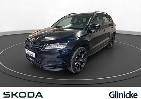 Skoda Karoq 2.0 TSI Sportline 4x4 AHK Pano LM 19" LED Navi PDC vo+hi