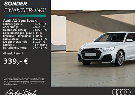 Audi A1 Sportback S line 25 TFSI 70(95) kW(PS) Schaltgetriebe