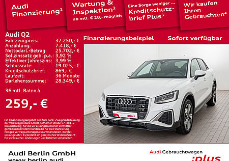 Audi Q2 S line 30 TDI 6-G. AHK VIRTC RFK LED DAB NAVI