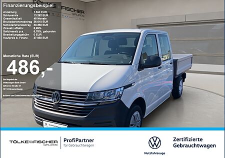 VW T6 .1 DoKa Pritsche 2.0 TDI LR AHK Klima SHZ 2,8t