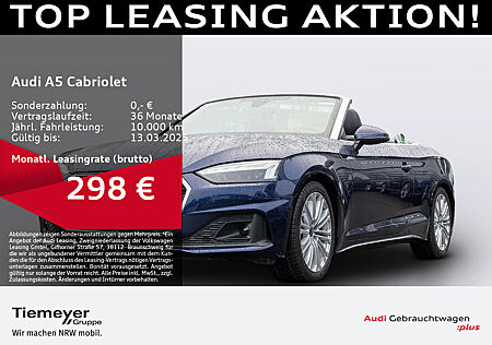 Audi A5 Cabriolet 35 TFSI MATRIX LEDER AHK LM18