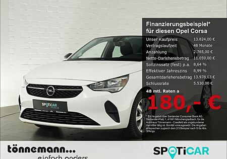 Opel Corsa F EDITION+BLUETOOTH+KLIMAANLAGE+PARKPILOT+TEMPOMAT+USB