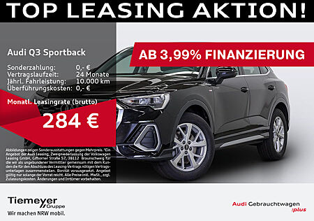 Audi Q3 Sportback 40 TFSI Q S LINE KAMERA LEDER AHK NAVI