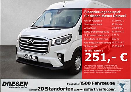 Maxus Deliver 9 Deliver9 Kastenwagen L3H2 2.0 Diesel FWD BASE *PARKPILOT*RÜCKFAHRKAMERA*