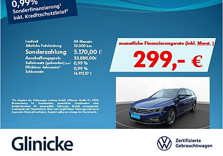 VW Passat Variant 2.0 TDI R-line AHK StHz LED DSG