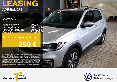 VW T-Cross 1.0 TSI DSG MOVE VIRTUAL KAMERA LED SITZHZ