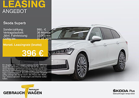 Skoda Superb Combi 1.5 TSI DSG L&K LM18 AHK MATRIX LEDER