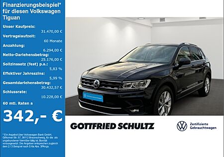 VW Tiguan HIGHLINE TSI DSG AHK CONNECT NAVI LED ACC 4MOTION