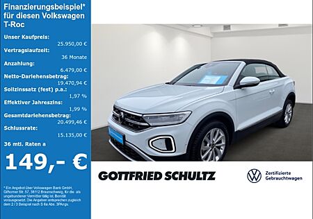 VW T-Roc Cabriolet 1.0 TSI Style LED NAVI KAMERA