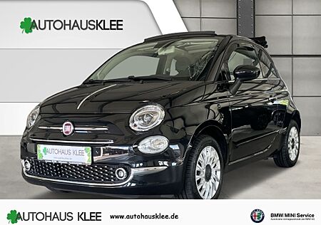 Fiat 500 Lounge 1.2 8V Faltdach Navi Apple CarPlay Android Auto Musikstreaming DAB SD Temp