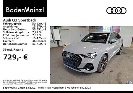 Audi Q3 Sportback 40 TDI quattro S line Leder AHK