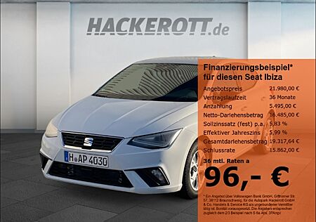 Seat Ibiza FR 1.0 TSI 81 KW (110 PS) 7-GANG-DSG LED Navi Rückfahrkam. PDCv+h LED-hinten