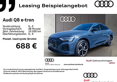 Audi Q8 e-tron 55 Sportback qu. S line *PANO*MATRIX*