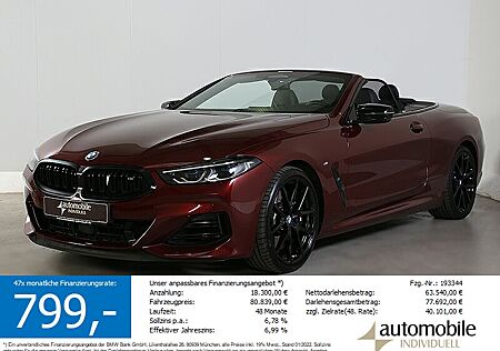 BMW 850 M850i xDr Cabrio Individual ACC Laser B&W Softcl