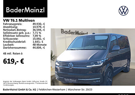 VW T6 Multivan T6.1 Multivan Comfortline